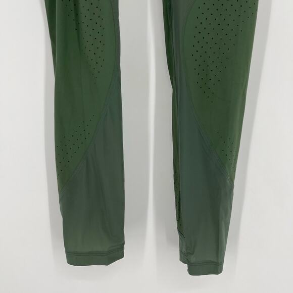 Lululemon Uncovered Strength High Rise Crop 23" Size 4 Algae Green - Picture 6 of 10